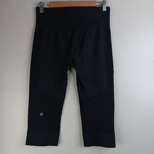 Lululemon Compression Leggings Women’s Size 8 Charcoal Athletic Performance Yoga